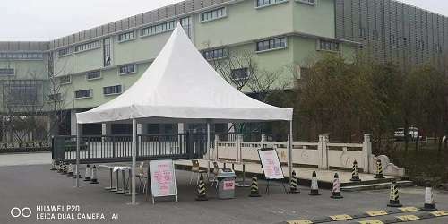 靈通篷房公司有三米到五米防疫.篷房、安檢篷房現(xiàn)貨